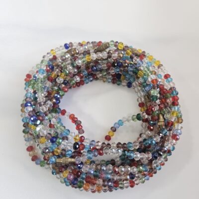 Multi Coloured Crystal Anklets
