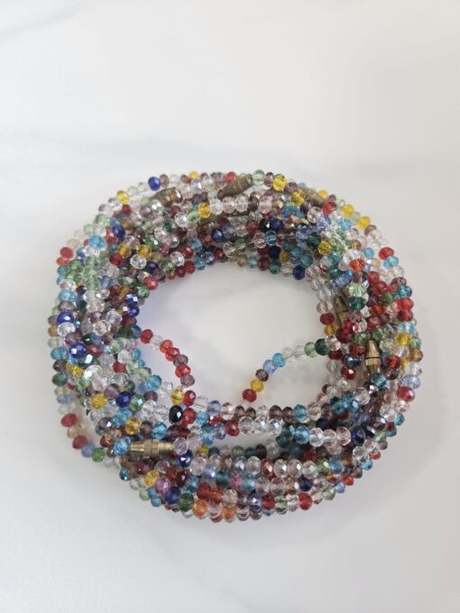 Multi Coloured Crystal Anklets