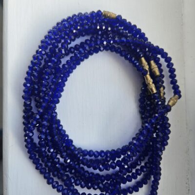 Dark Blue Crystal Anklets