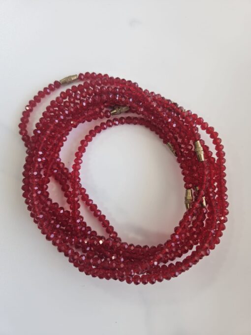 Red Crystal Anklets