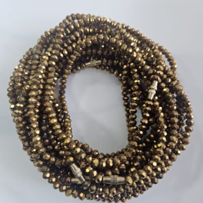 Gold Crystal Anklets